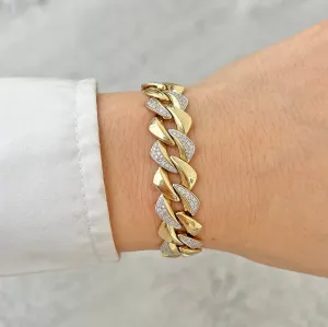 14K GOLD DIAMOND ANNE BRACELET