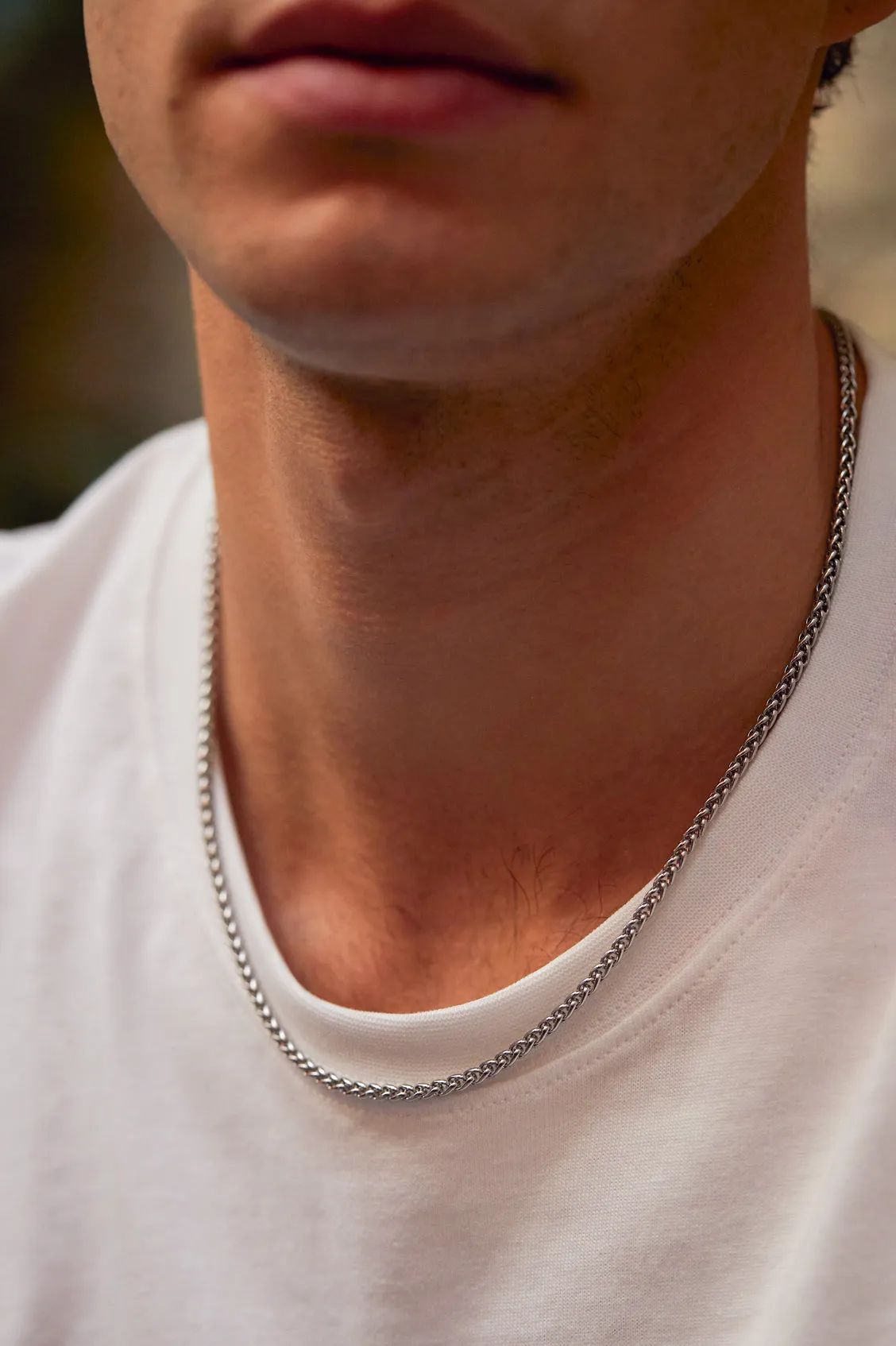 Mens Spiga Chain Necklace