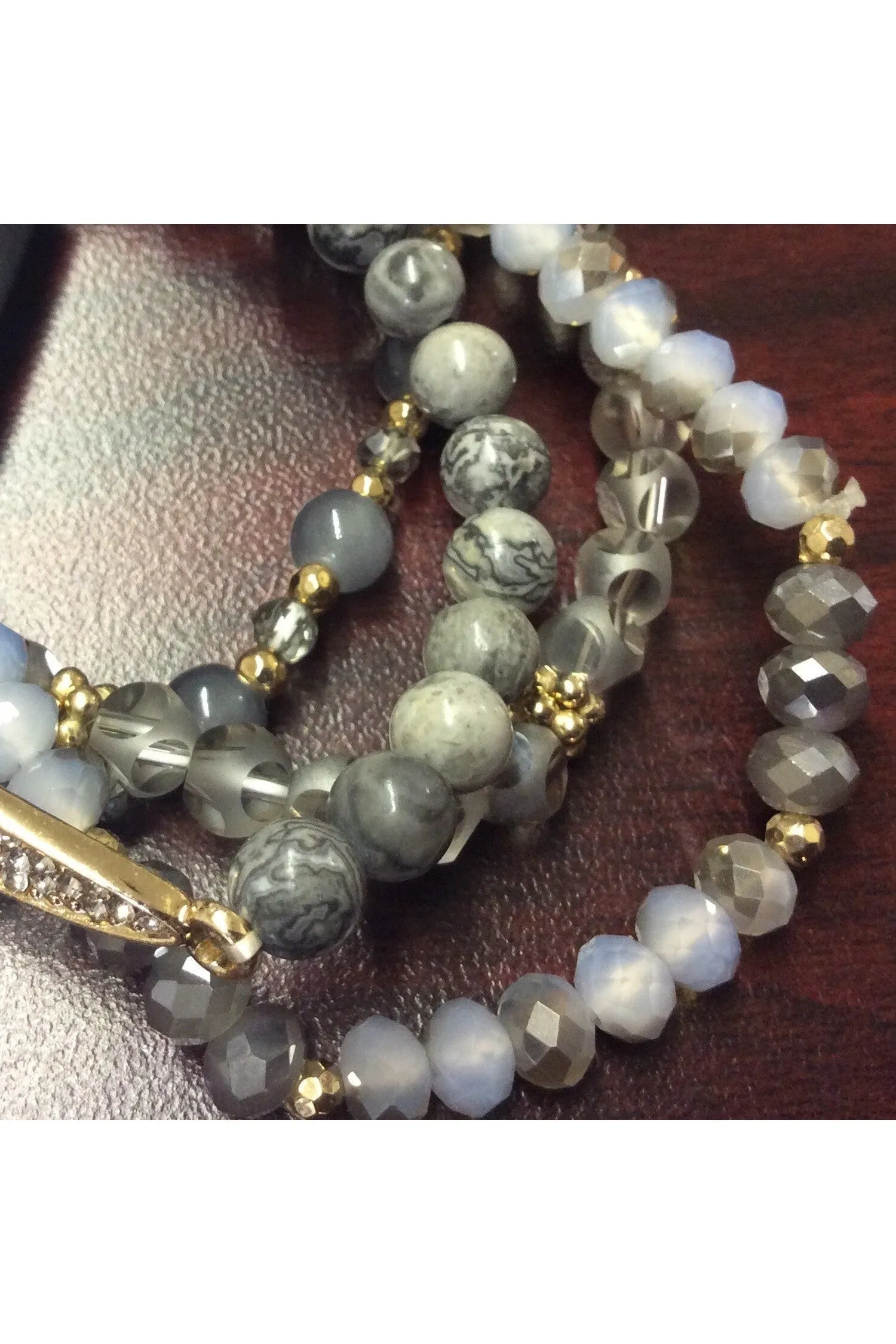 Silver Strands Bracelet